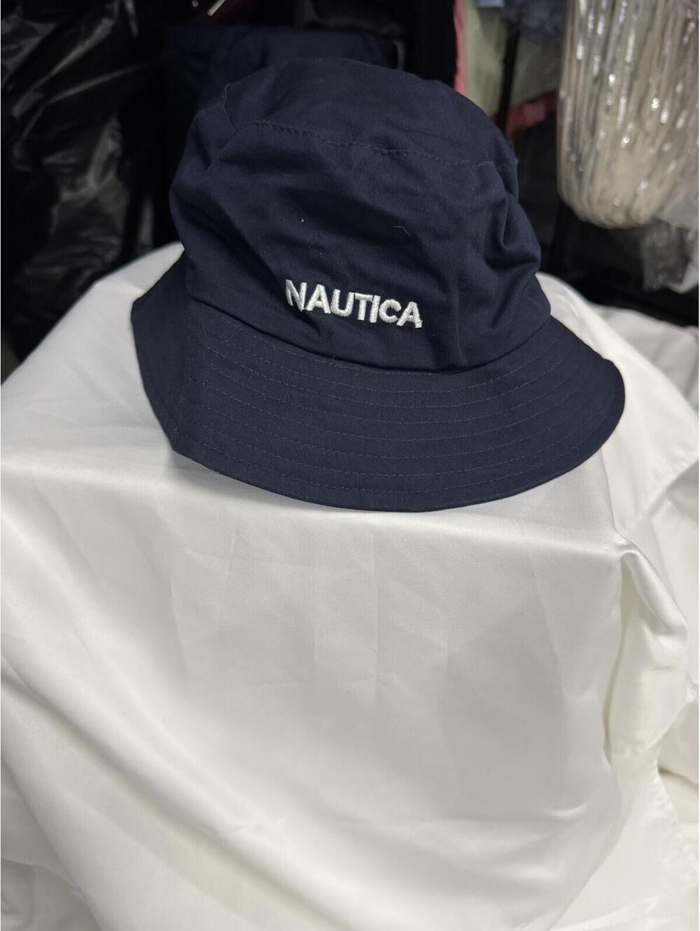 Nautica Navy Blue Bucket Hat Summer Collection
